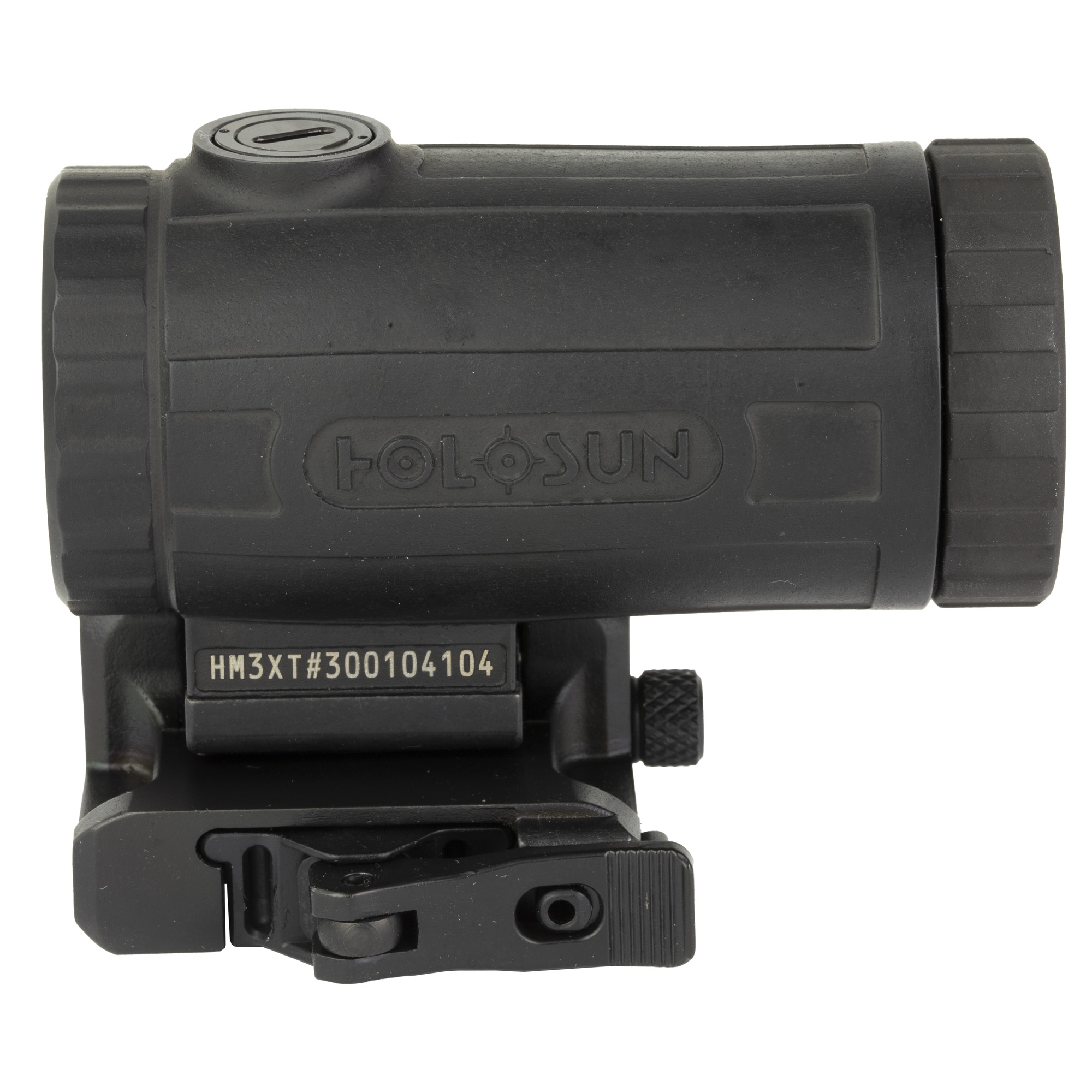 Holosun HM3XT 3x Magnifier – Titanium, Flip-to-Side QR Mount, Black - Image 3