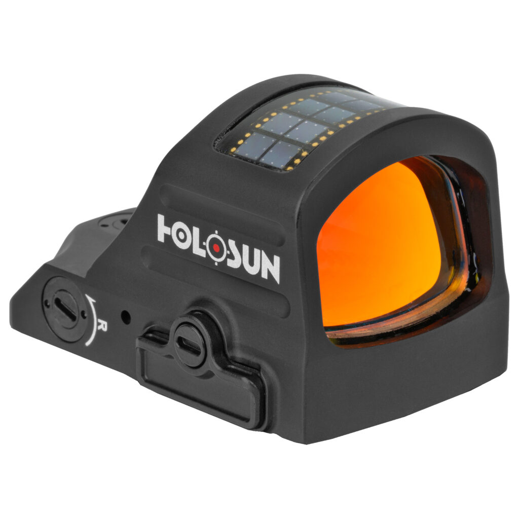 Holosun HS507C X2 Pistol Red Dot – 2 MOA Dot/32 MOA Circle, Solar, Black