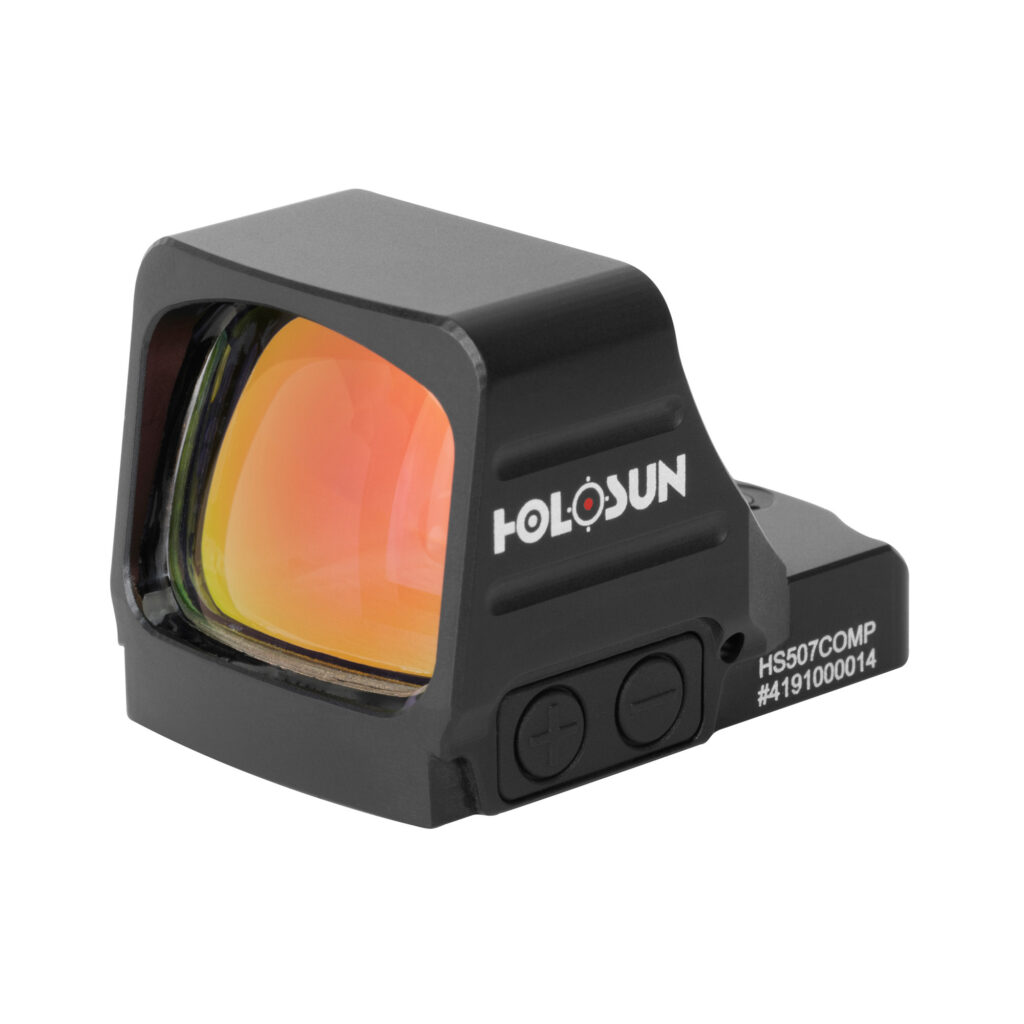 Holosun HS507COMP 507 Comp Pistol Sight – Red CRS Reticle, Black