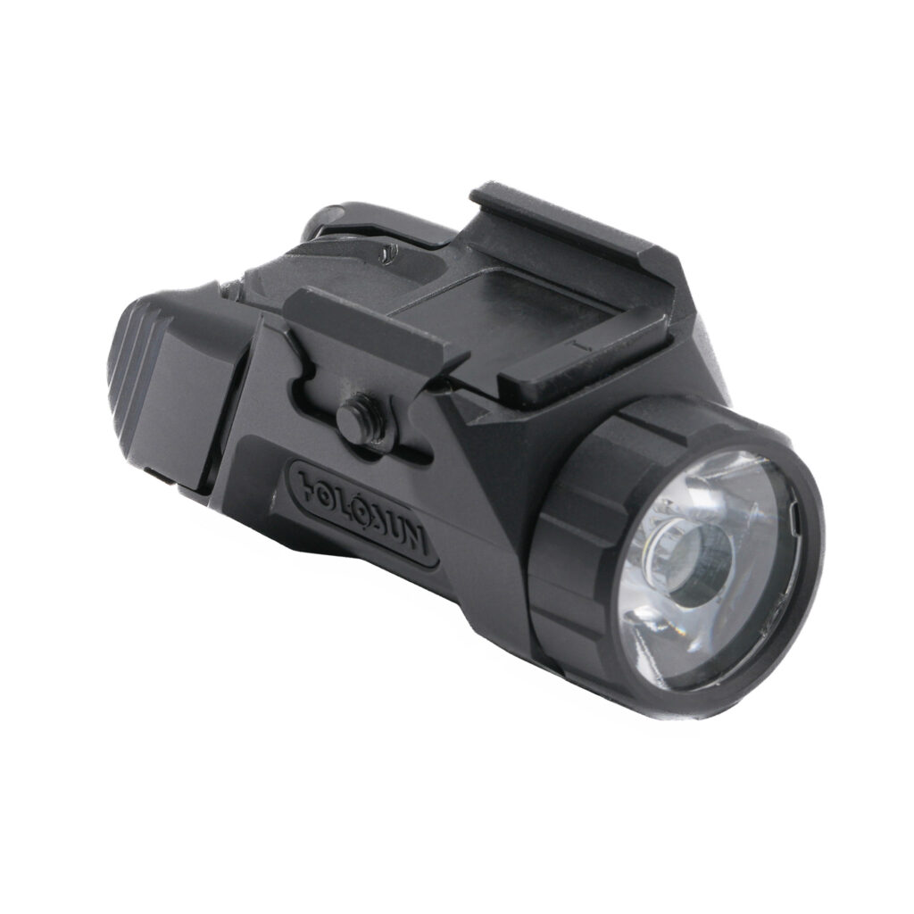 Holosun P.ID-K Compact Weapon Light – Picatinny/Pistol Mount, Black