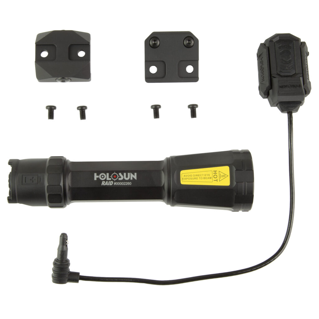 Holosun RAID Rifle Weapon Light – 1000 Lumens, Picatinny, Black