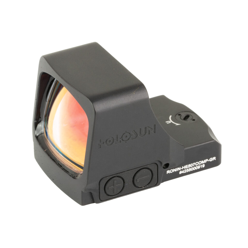Holosun HSRONIN-HE507COMP-GR Ronin 507 Comp Pistol Sight – Green MRS, Black