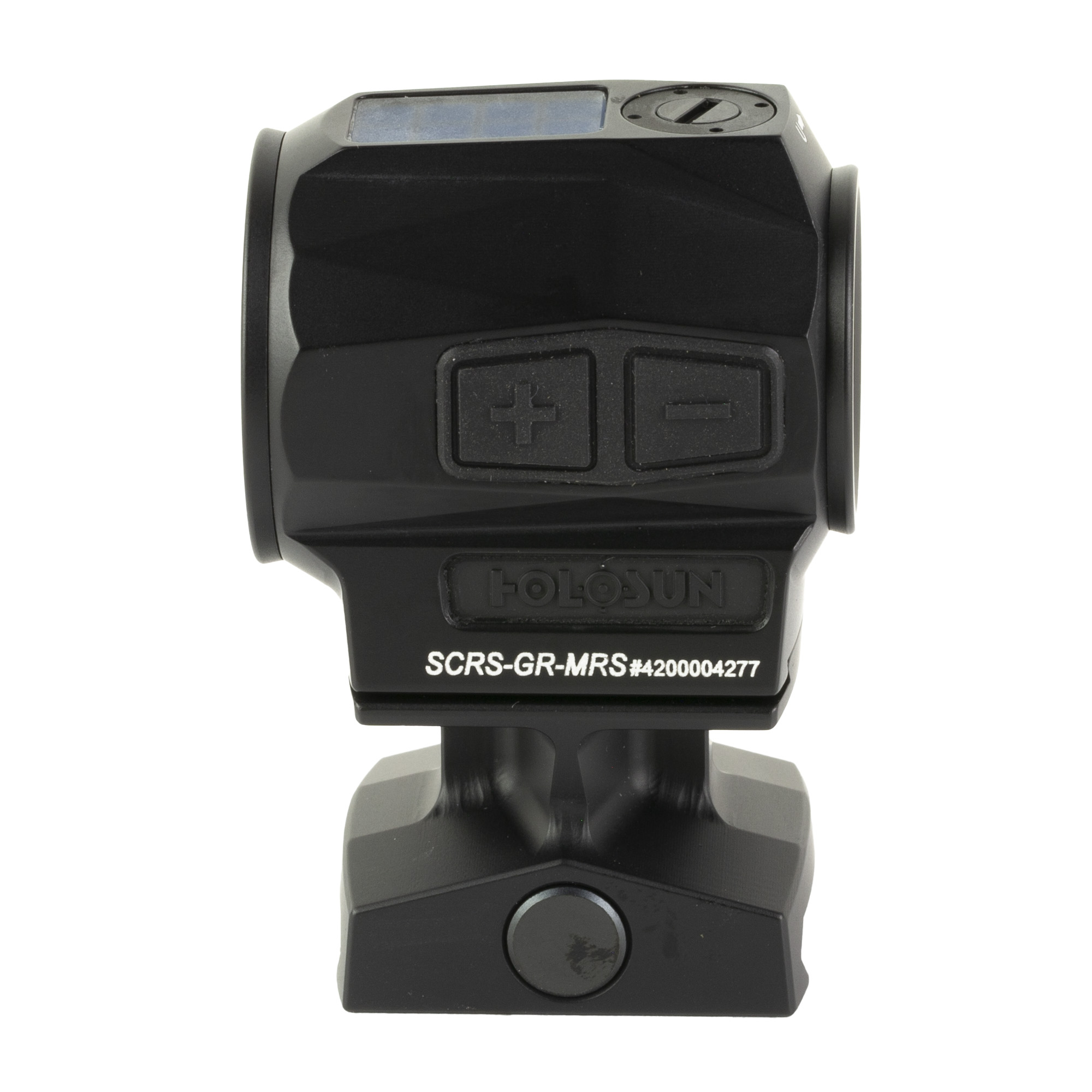Holosun SCRS-GR-MRS Solar Rifle Sight – Green 2 MOA Dot/65 MOA Circle, Black - Image 3