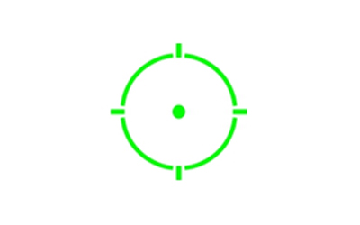 Holosun SCS-M-GR Solar Charging Green Dot – Glock MOS, 2 MOA Dot/32 MOA Circle - Image 3