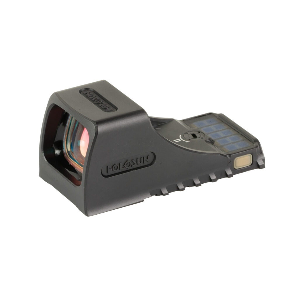 Holosun SCS-P10-GR Solar Charging Pistol Sight – CZ P10, Green MRS, Black