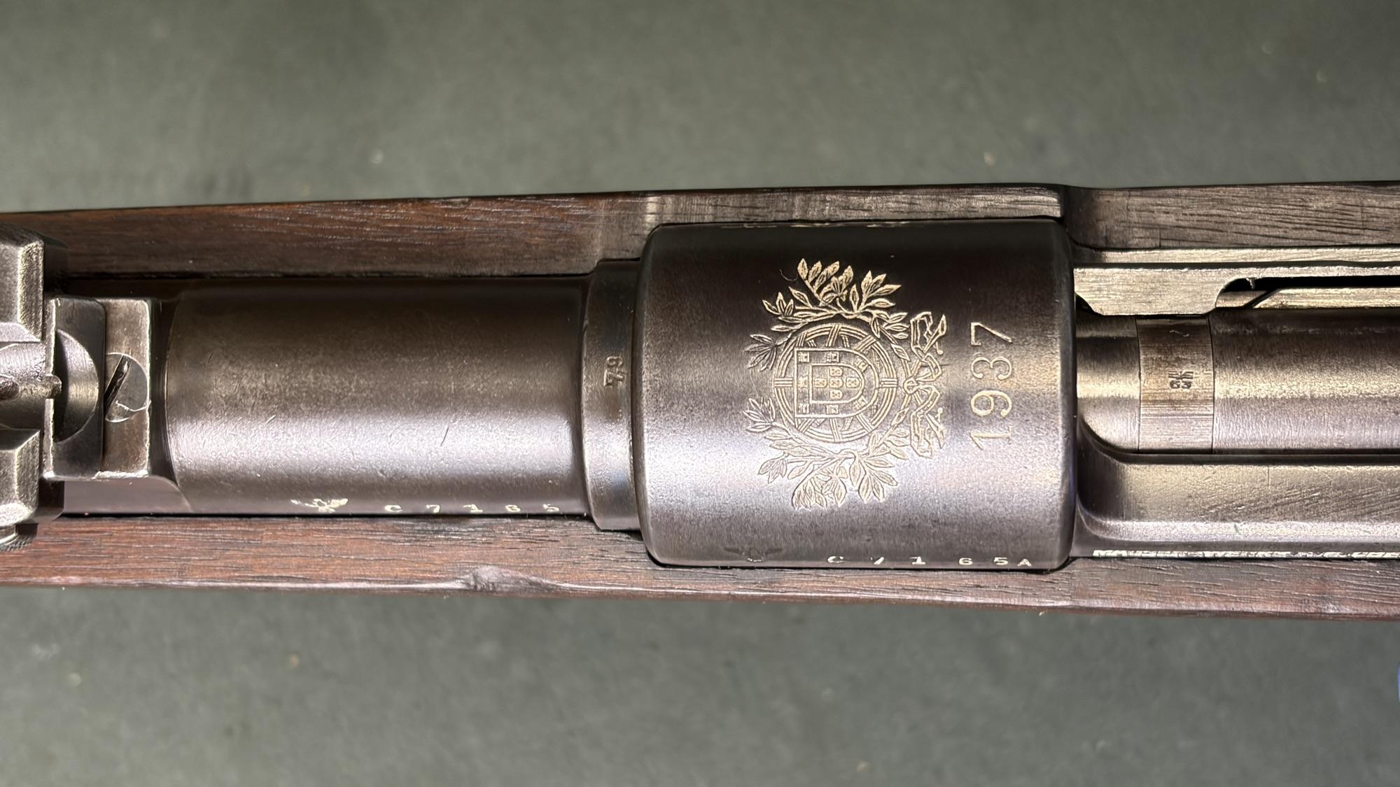 1937 Mauser Portuguese Contract K98k 8mm Mauser with Matching Bayonet - Image 3