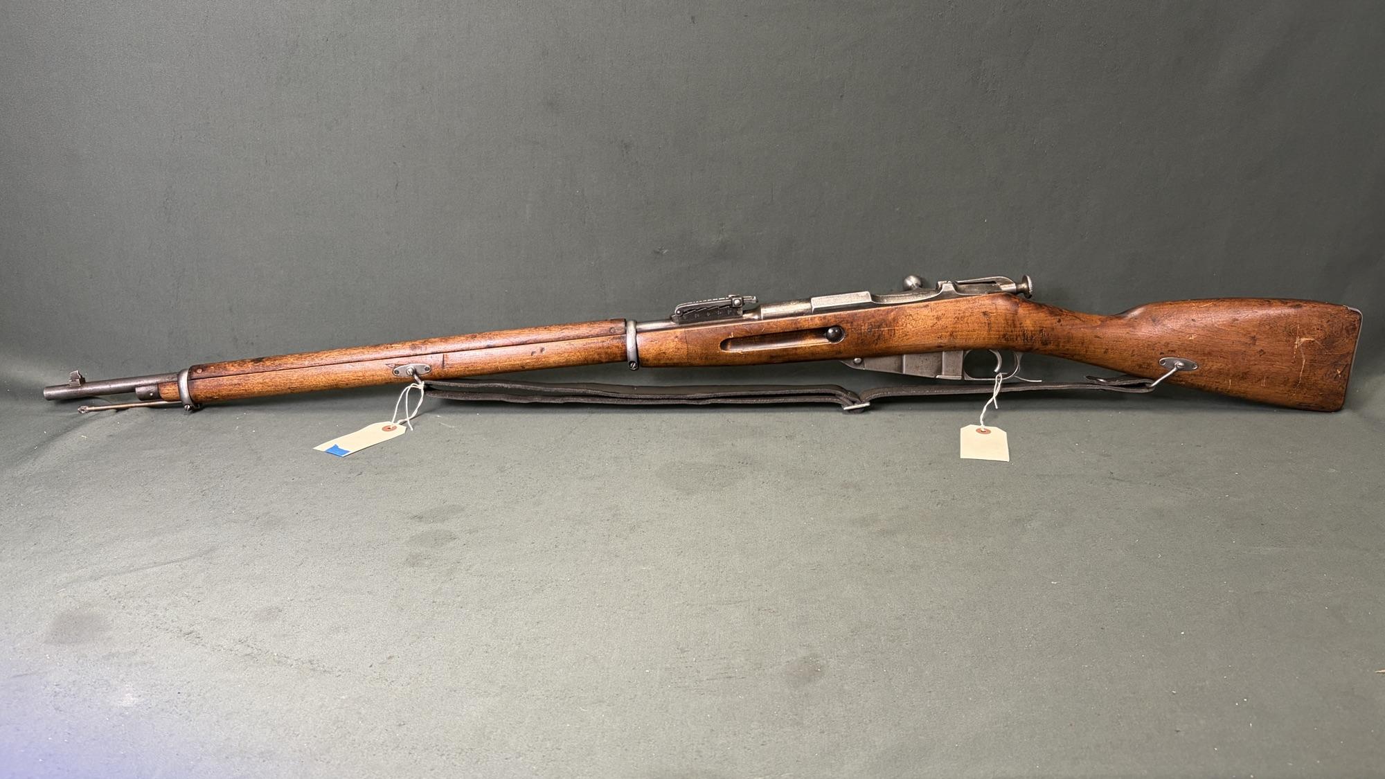 Finnish M91 Mosin Nagant 7.62x54R Antique 1895 Tsar Crest 1941 Tikka Barrel - Image 2