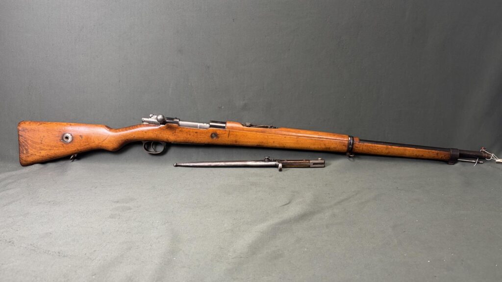 1943 K.Kale Turkish Mauser M38 8mm Mauser 90% Finish with Bayonet