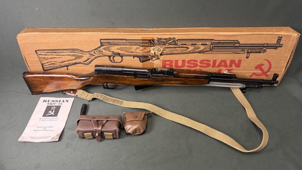 1950 Early Tula SKS 7.62×39 New Old Stock Factory Box and Accessories