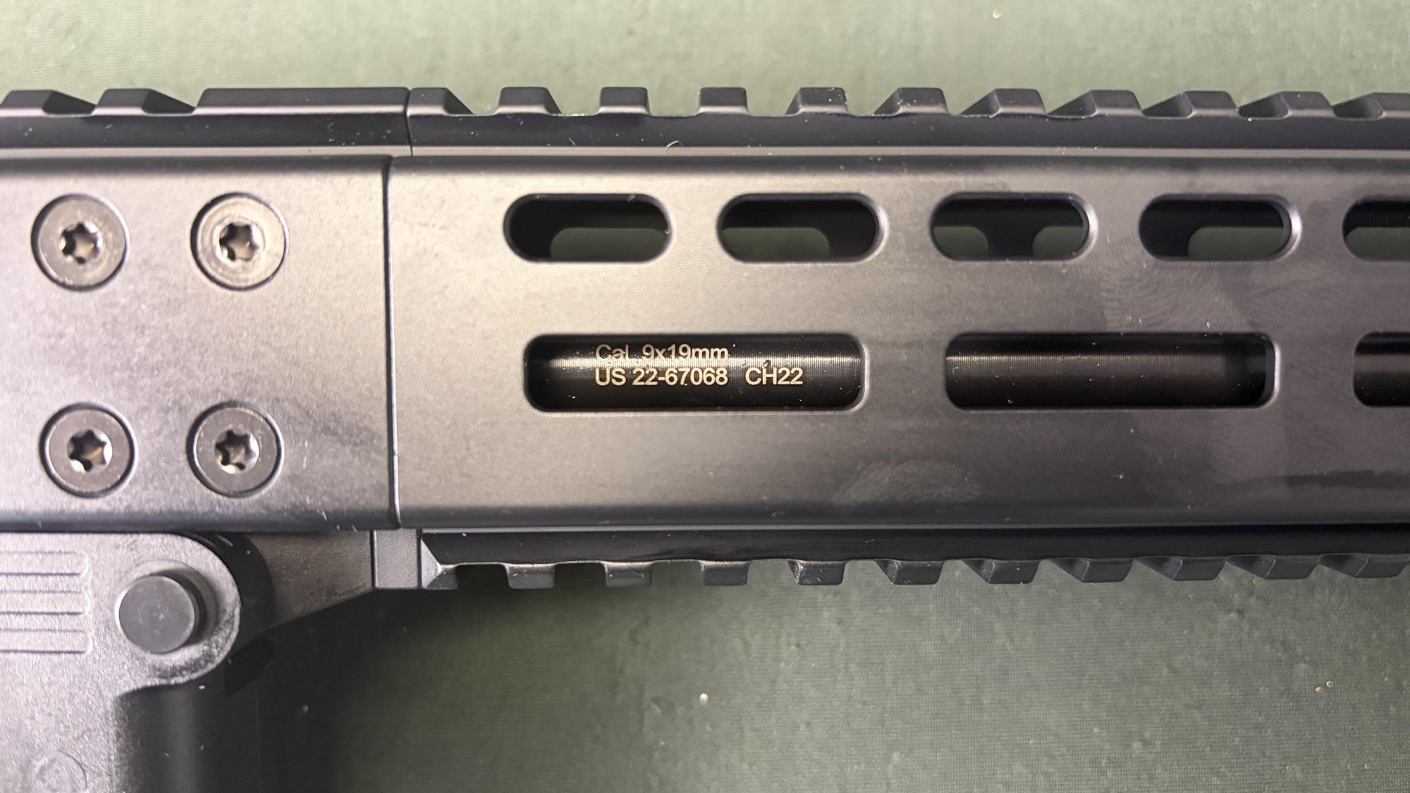 B&T GHM9 Sport 9mm 16 Inch Barrel Black Semi-Auto Pistol New in Box - Image 5