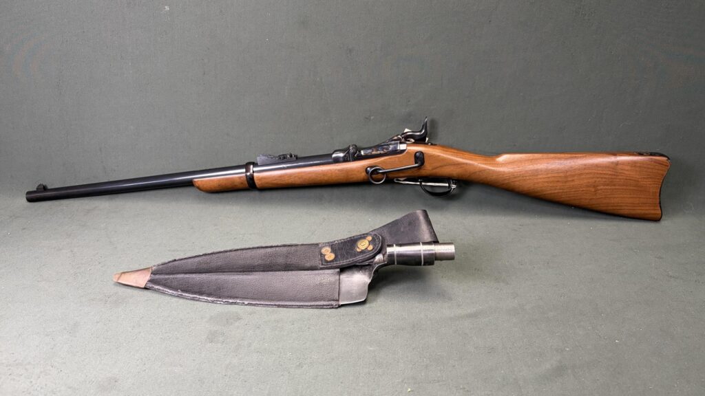 Pedersoli Springfield Trapdoor Carbine .45-70 22 Inch New in Box with Bayonet