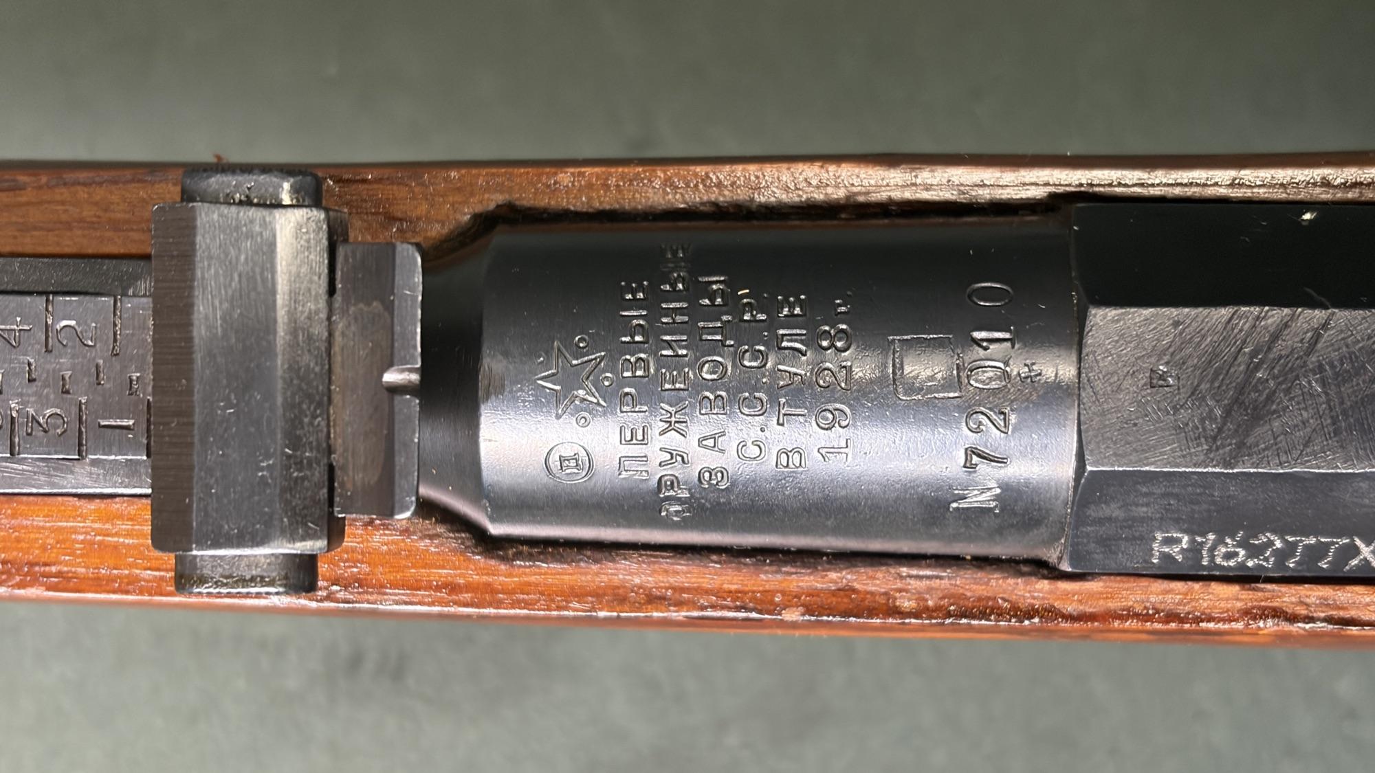 1928 Tula Mosin 91/30 Hex Receiver 7.62x54R All Matching Bright Bore - Image 6