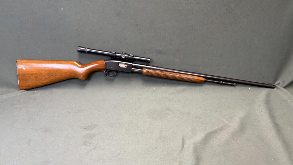 1953 Remington Model 121 Fieldmaster .22 LR Pump with Weaver B4 Scope