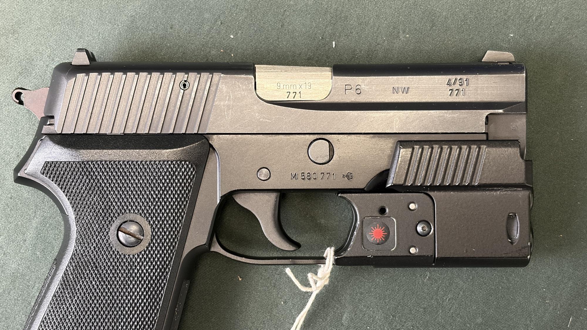 SIG Sauer P6 9mm West German Police NW Marked 4/91 All Matching Boxed - Image 3