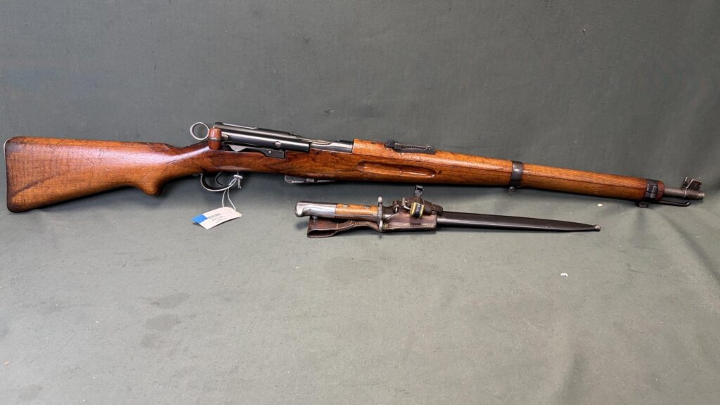 Swiss K11 Schmidt-Rubin 7.5×55 All Matching with Bayonet and Troop Tag