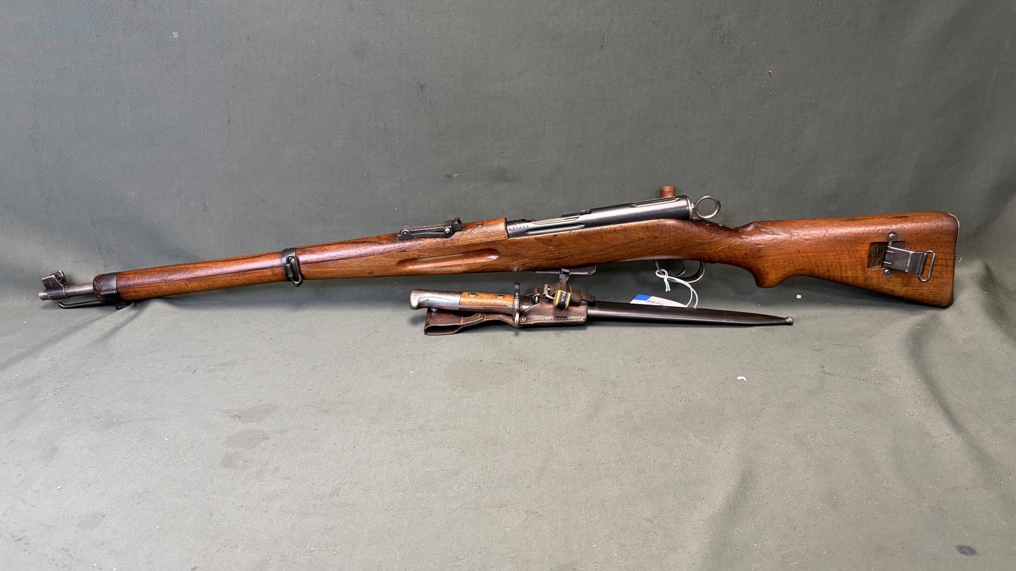 Swiss K11 Schmidt-Rubin 7.5x55 All Matching with Bayonet and Troop Tag - Image 2