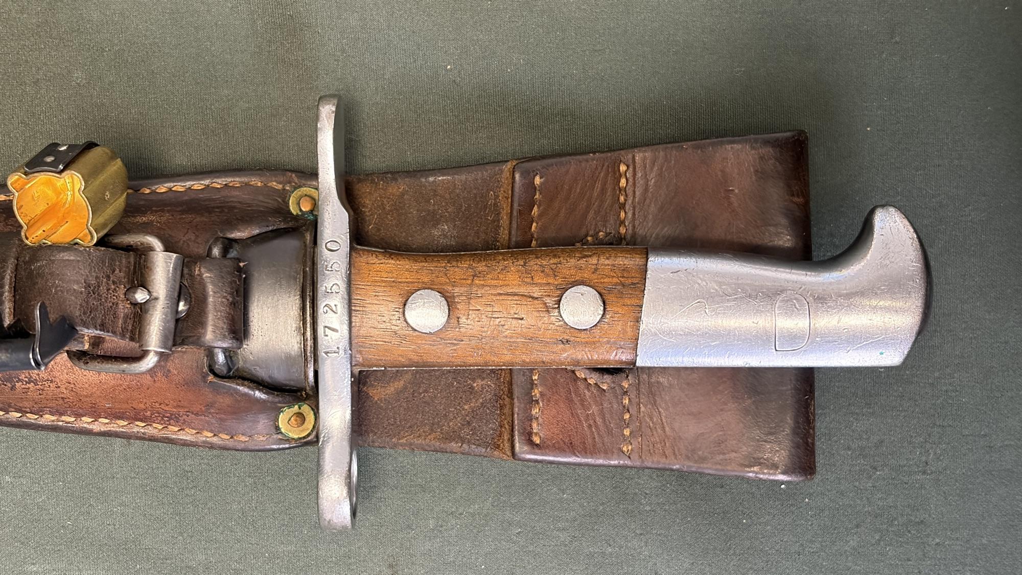 Swiss K11 Schmidt-Rubin 7.5x55 All Matching with Bayonet and Troop Tag - Image 3
