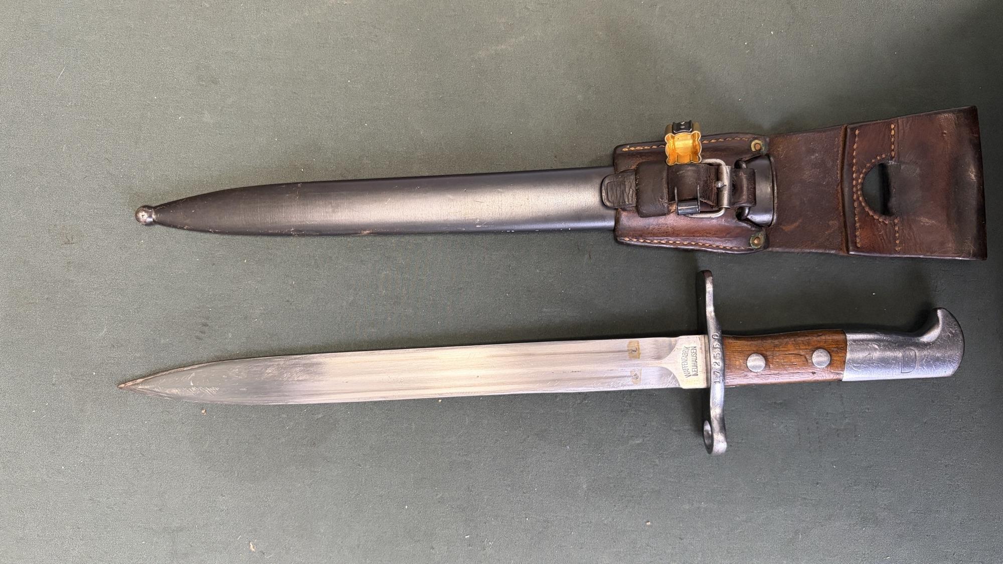 Swiss K11 Schmidt-Rubin 7.5x55 All Matching with Bayonet and Troop Tag - Image 5