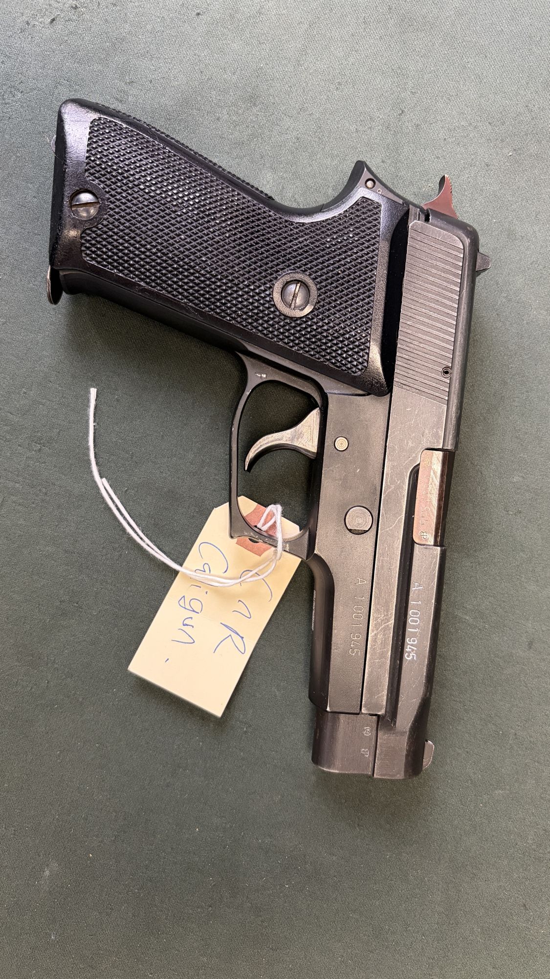 SIG P75 P220 9mm Swiss Army Issue A-Prefix Matching with Swiss Crest (CA legal) - Image 2