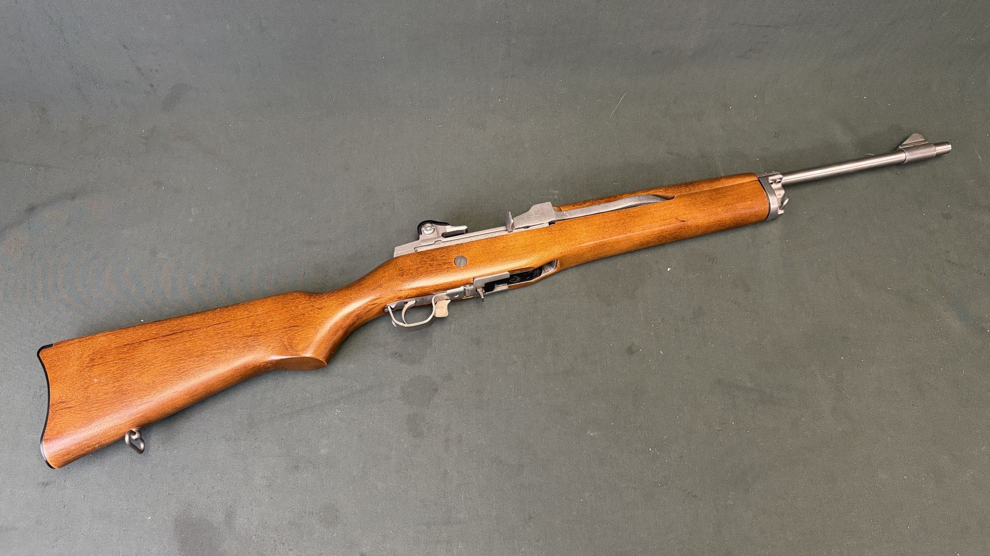 Ruger Mini-14 .223 Stainless 1980 Early Wood Handguard with 10 Round Mag