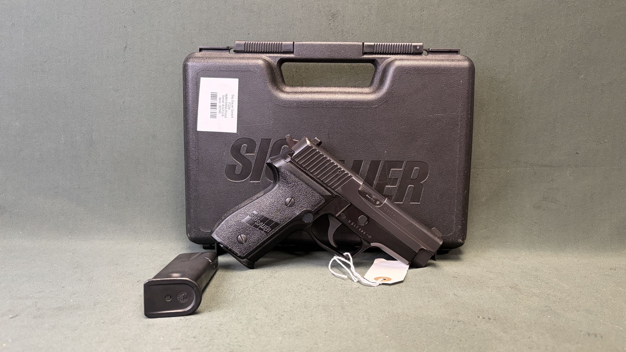 1995 SIG P228 9mm German Made Swiss Ticino Police Crest No Import Mark - Image 2