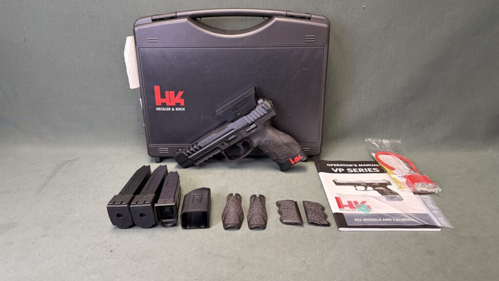 HK VP9L 9mm Long Slide with Burris FastFire 3 and Three Magazines