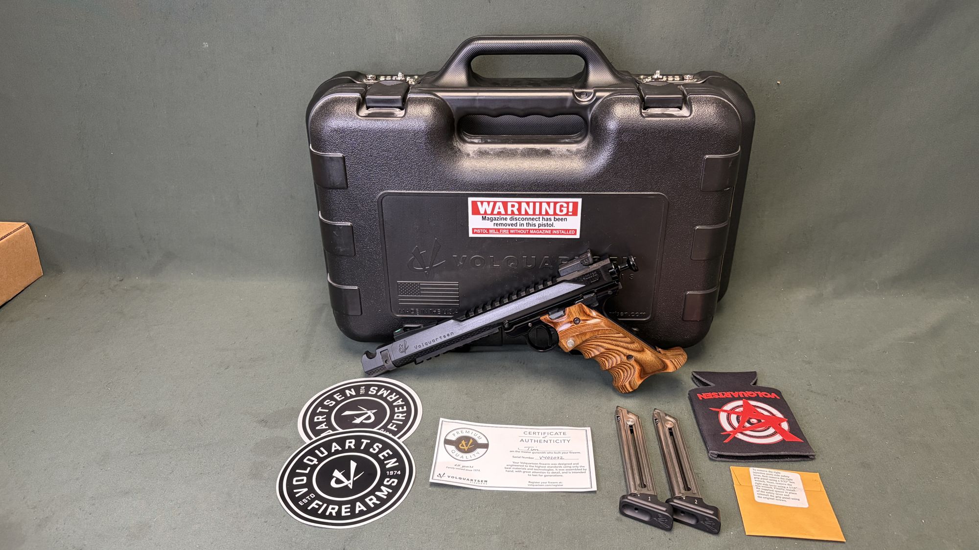 Volquartsen Black Mamba TF .22 LR 6 Inch with Negrini Case - Image 2