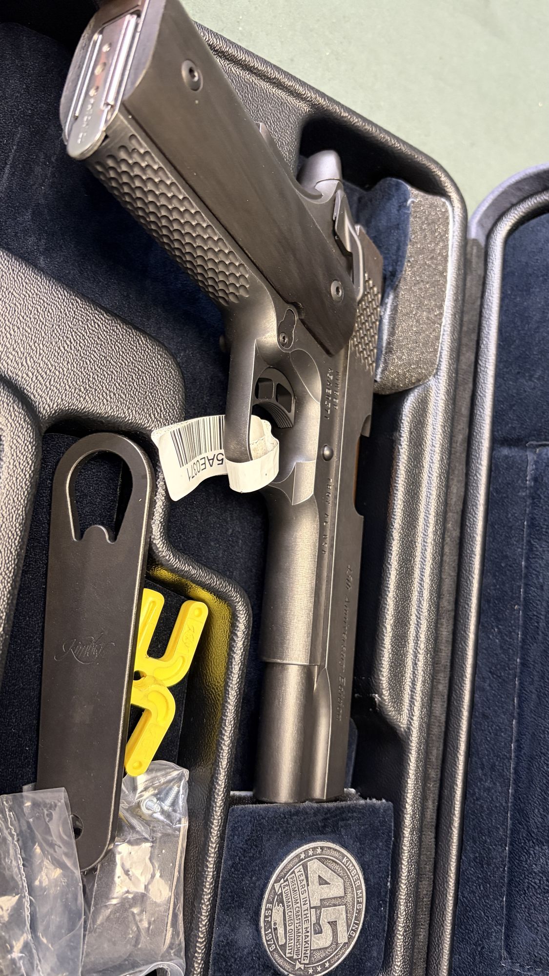 Kimber 45th Anniversary 1911 .45 ACP Unfired 1 of 2024 with Negrini Case - Image 7