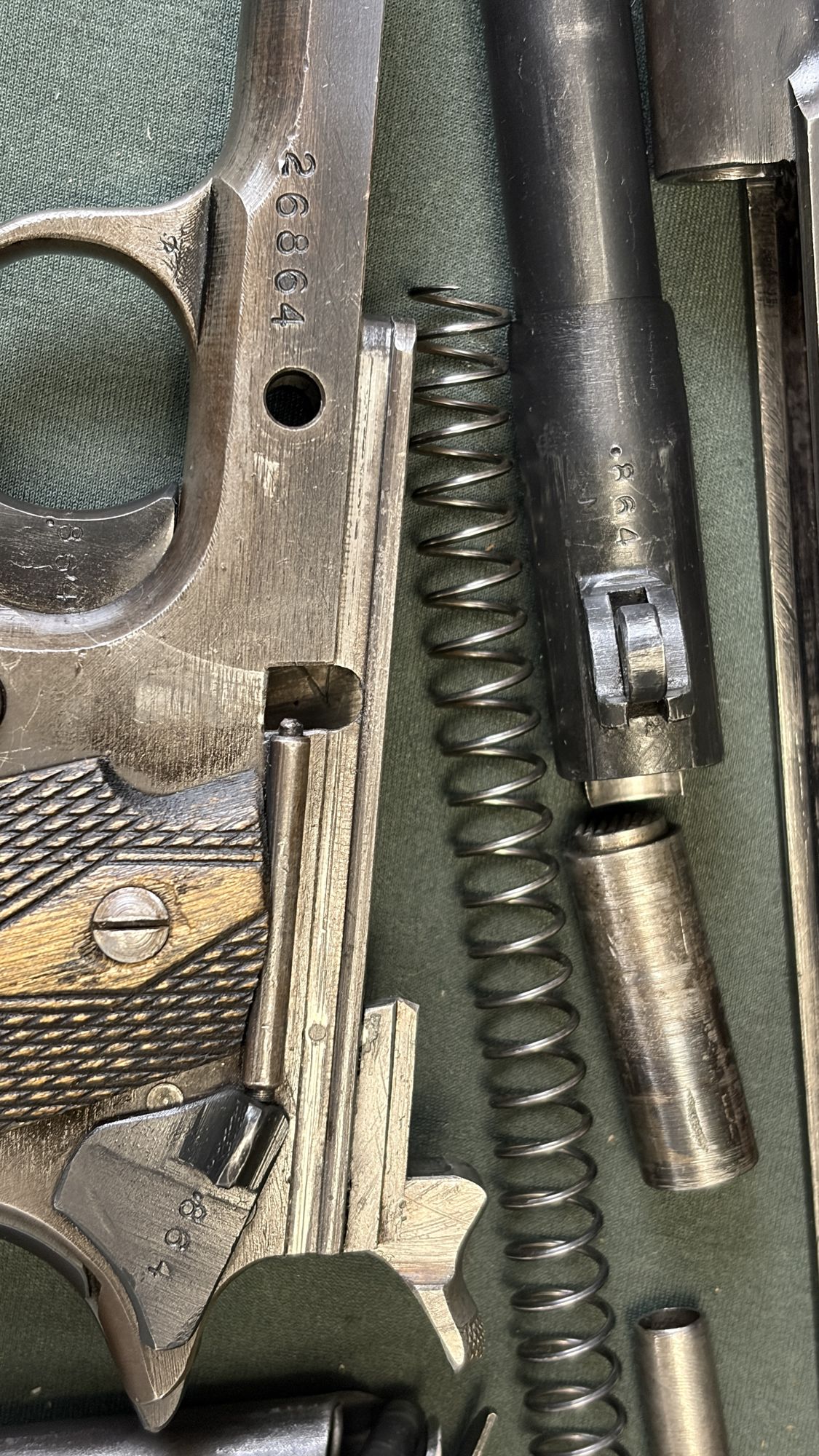 1942 Kongsberg M/1914 .45 ACP Matching with Signed Factory Archive Letter - Image 3