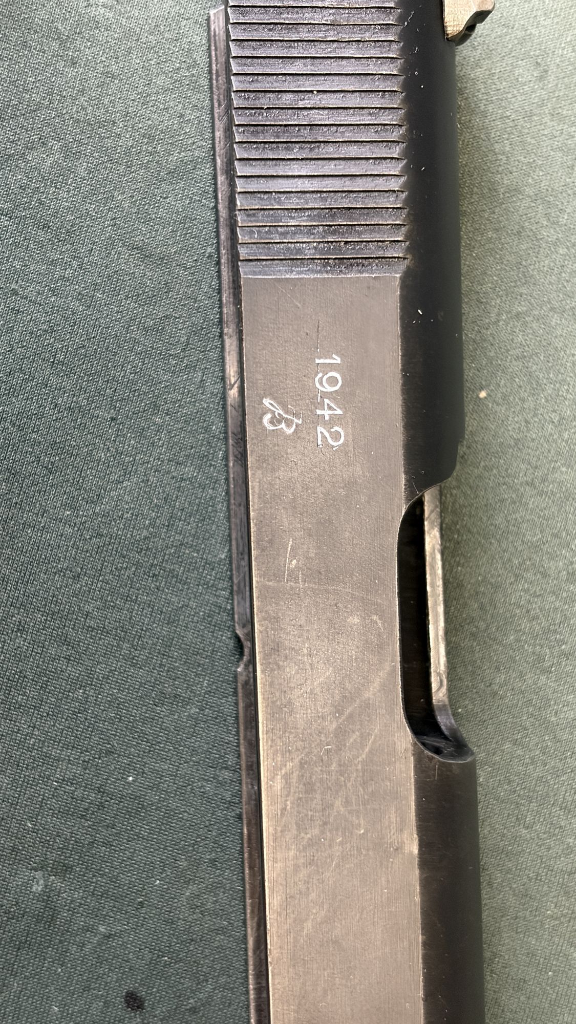 1942 Kongsberg M/1914 .45 ACP Matching with Signed Factory Archive Letter - Image 5