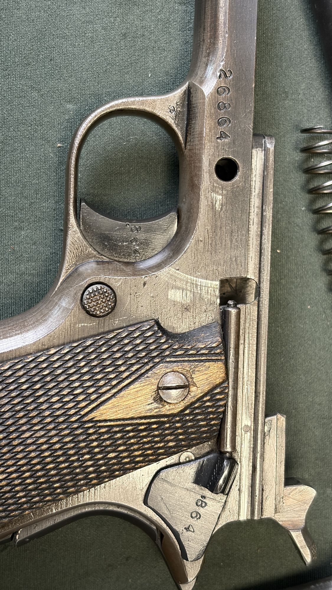 1942 Kongsberg M/1914 .45 ACP Matching with Signed Factory Archive Letter - Image 6
