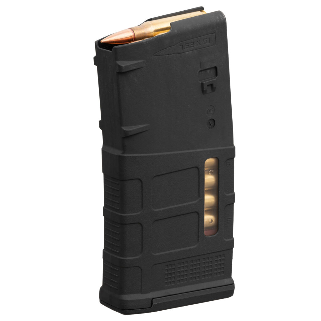 Magpul PMAG 20 LR/SR GEN M3 Window – 20rd 7.62 NATO/.308 Win, Black