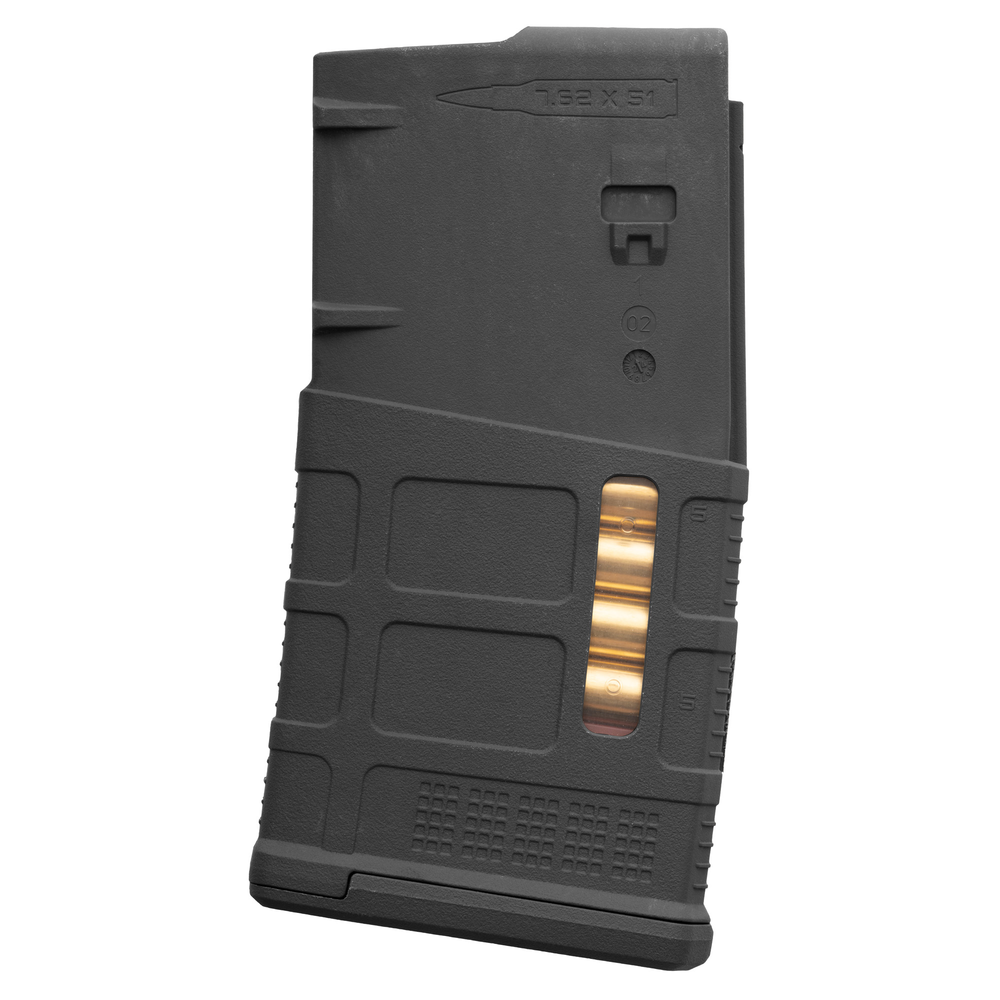 Magpul PMAG 20 LR/SR GEN M3 Window – 20rd 7.62 NATO/.308 Win, Black - Image 2