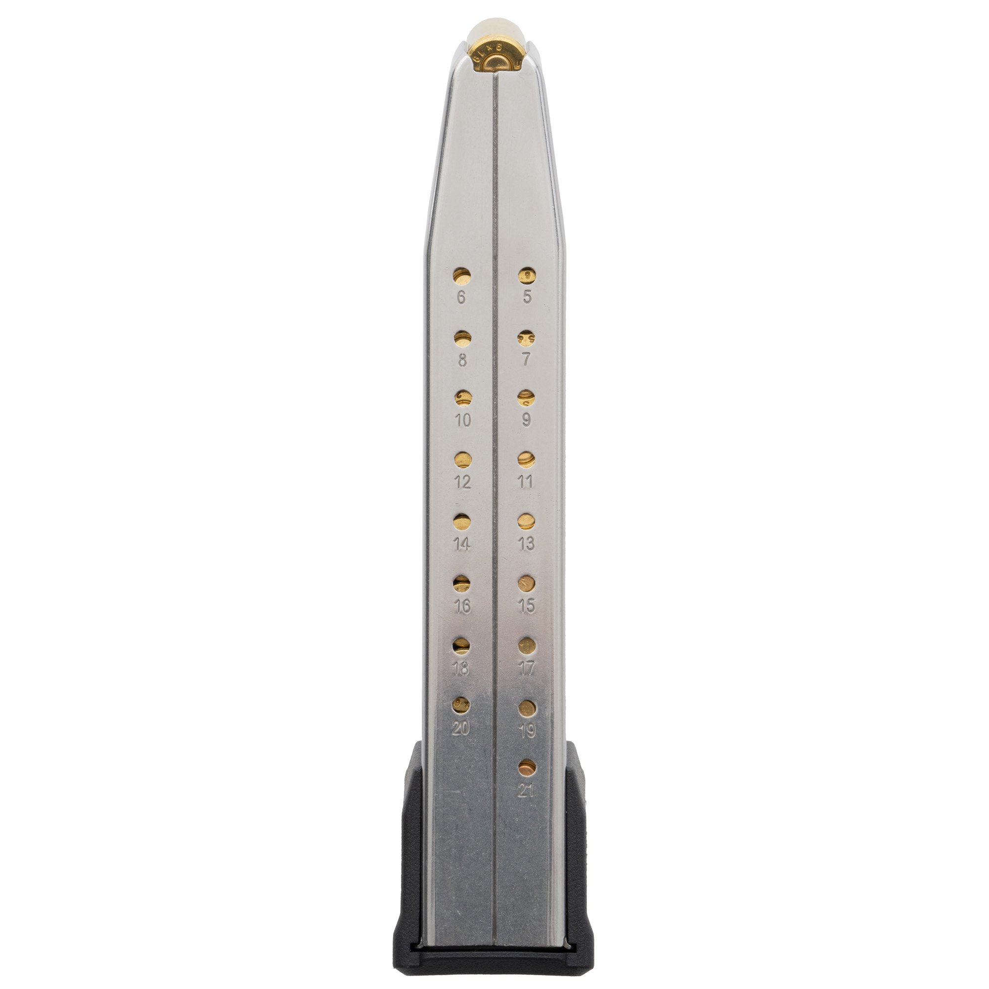 Magpul AMAG 21 SG9 SIG P320 Magazine – 21rd 9mm, Stainless Steel - Image 2