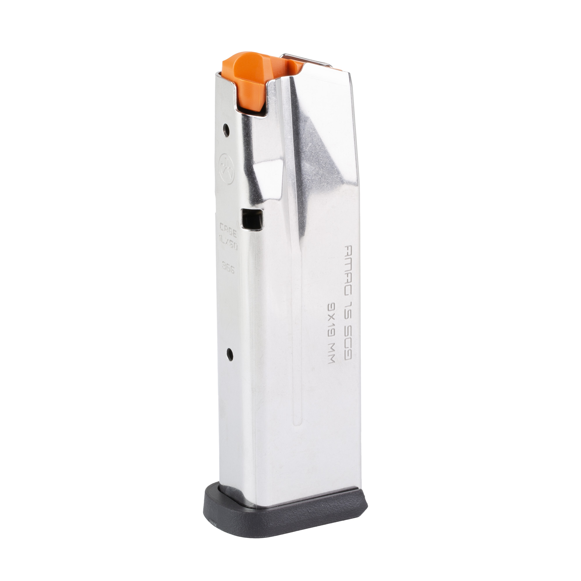 Magpul AMAG 15 SG9 SIG P365 Magazine – 15rd 9mm, Stainless Steel