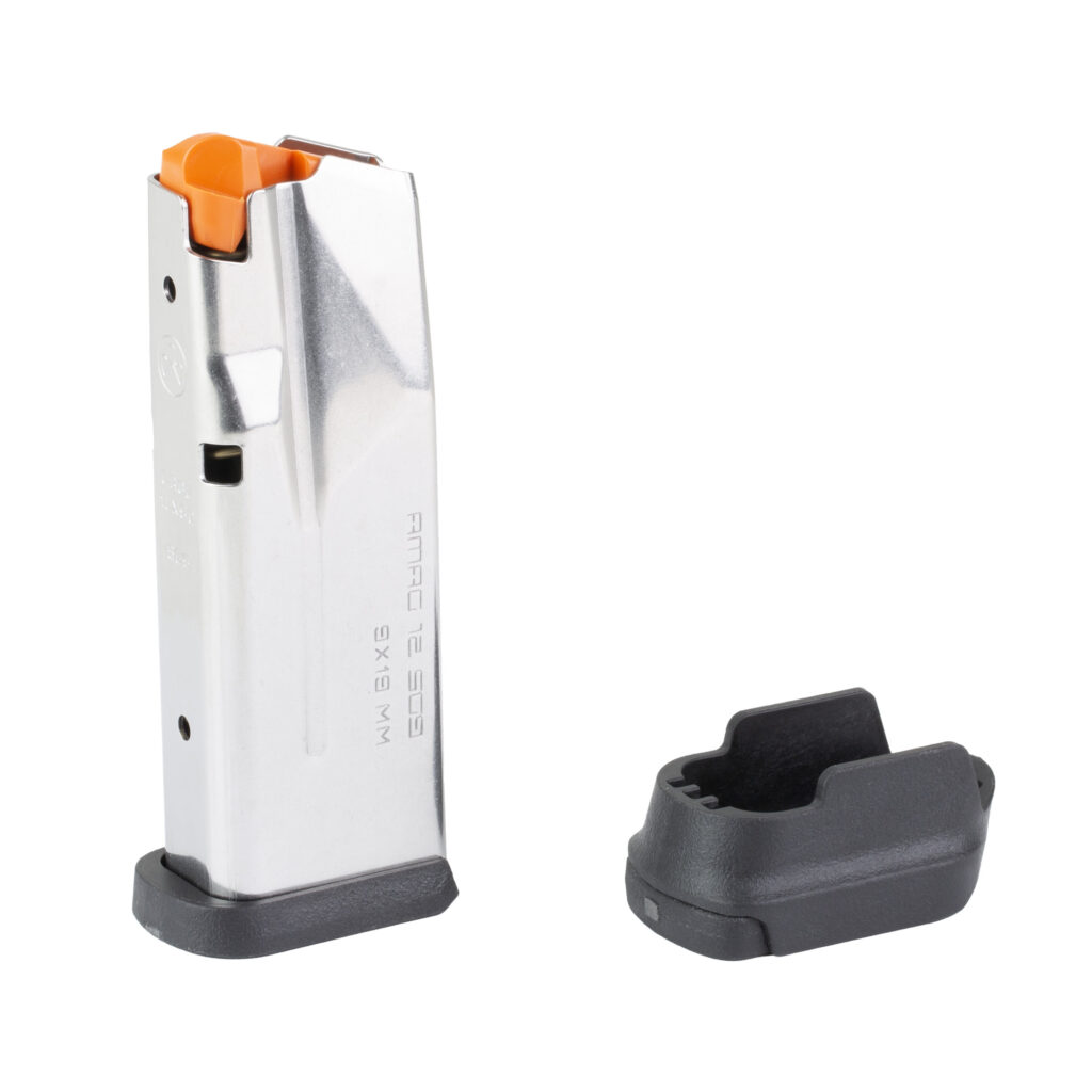 Magpul AMAG 12 SG9 SIG P365 Magazine – 12rd 9mm, Stainless Steel
