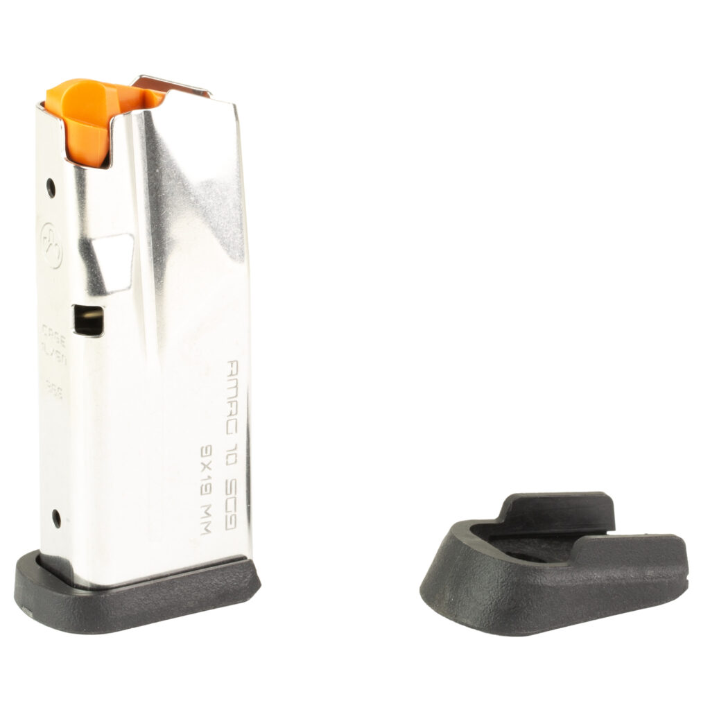 Magpul AMAG 10 SG9 SIG P365 Magazine – 10rd 9mm, Stainless Steel