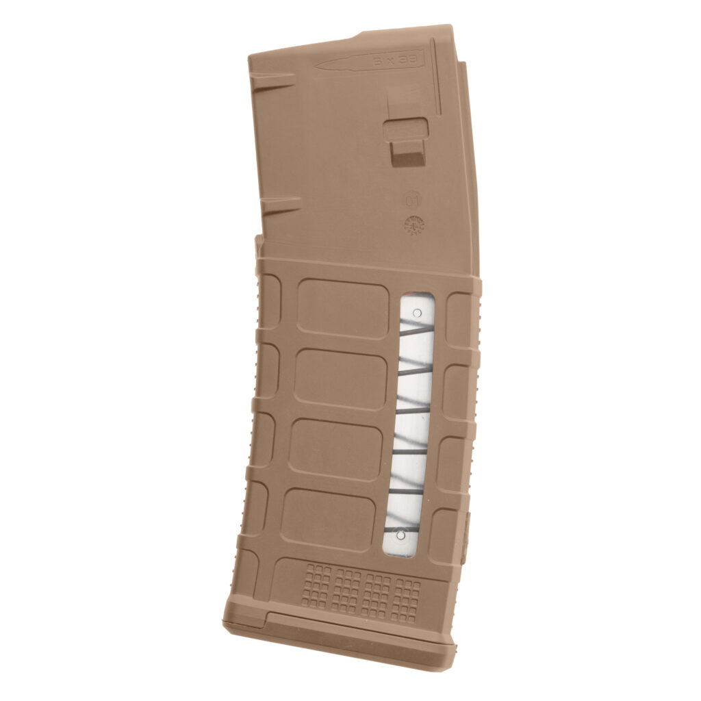 Magpul PMAG 25 ICAR GEN M3 Window – 25rd 6mm ARC, Medium Coyote Tan