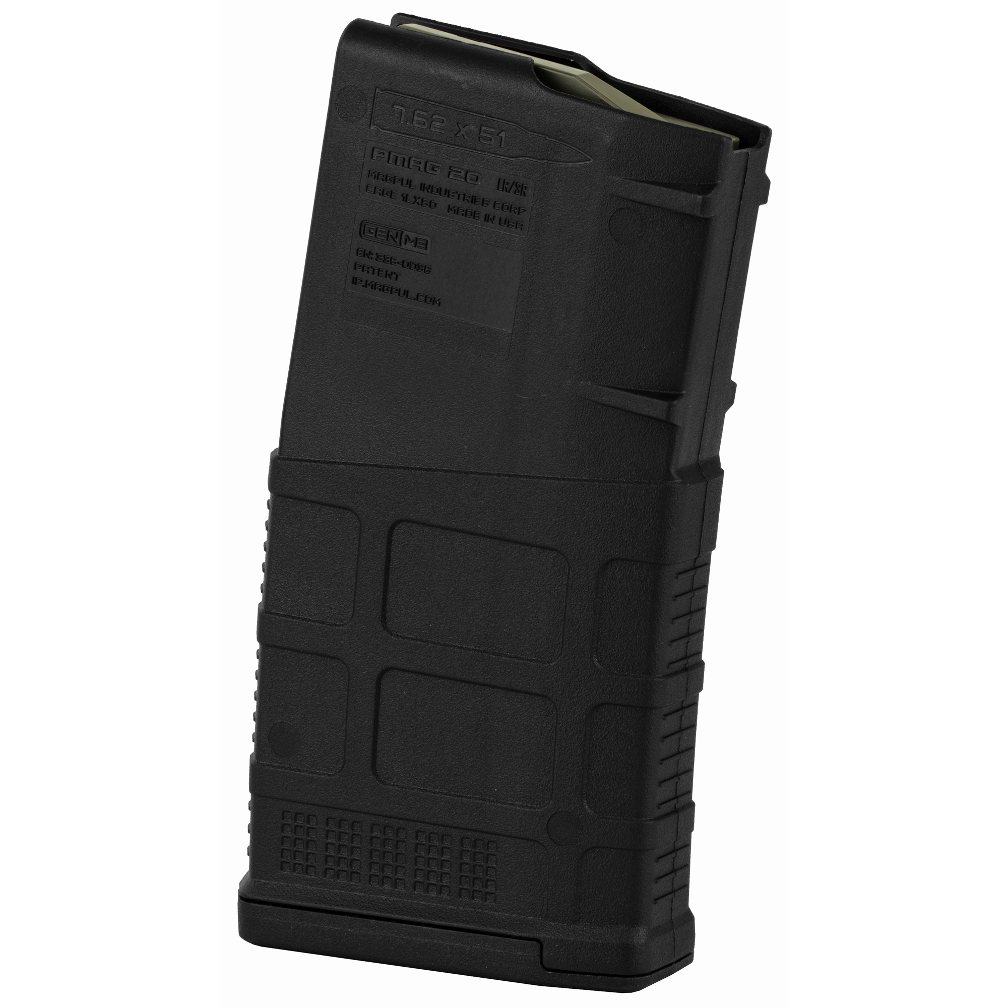 Magpul PMAG 20 LR/SR GEN M3 – 20rd 7.62 NATO/.308 Win, Black - Image 2