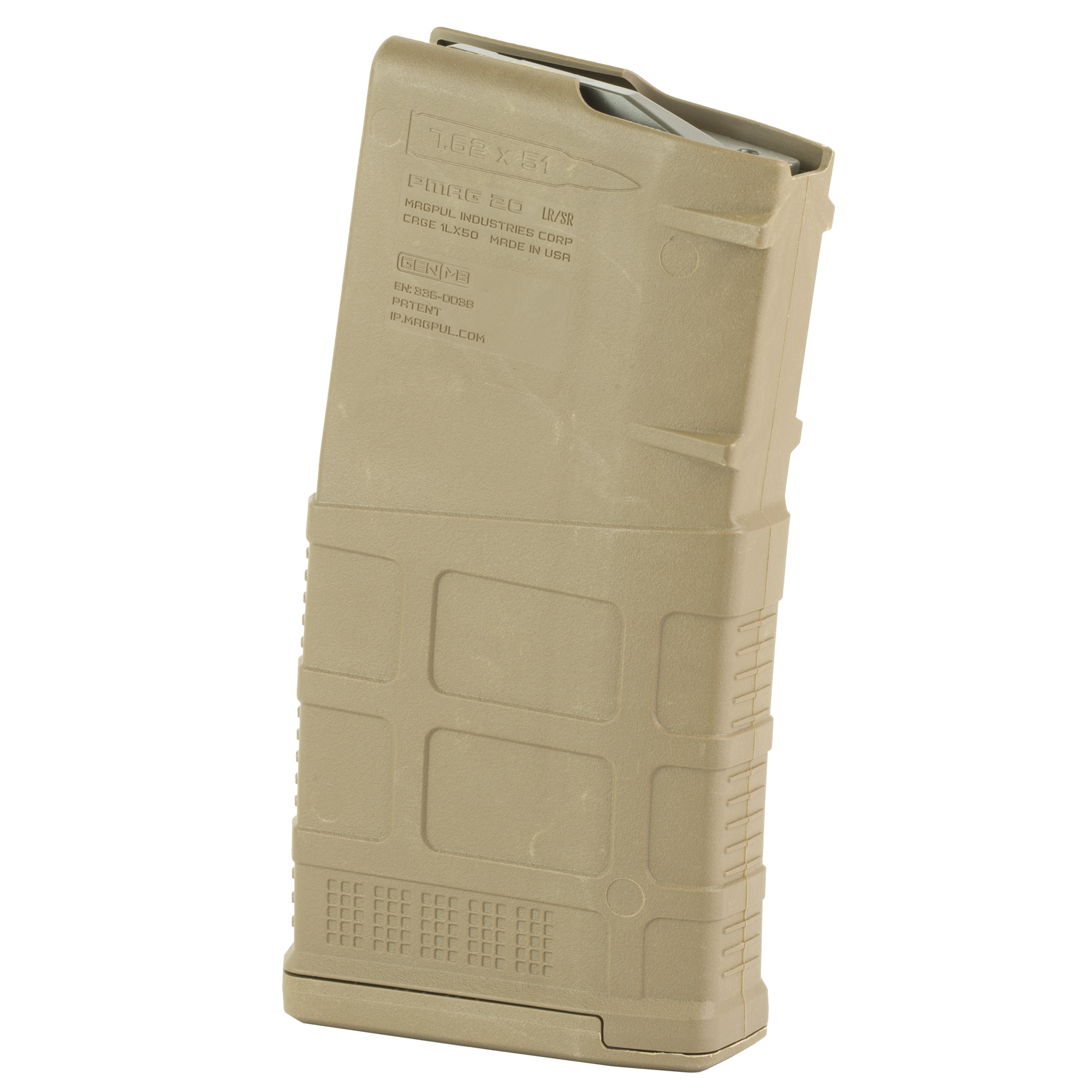 Magpul PMAG 20 LR/SR GEN M3 – 20rd .308 Win/7.62 NATO, Medium Coyote Tan - Image 2