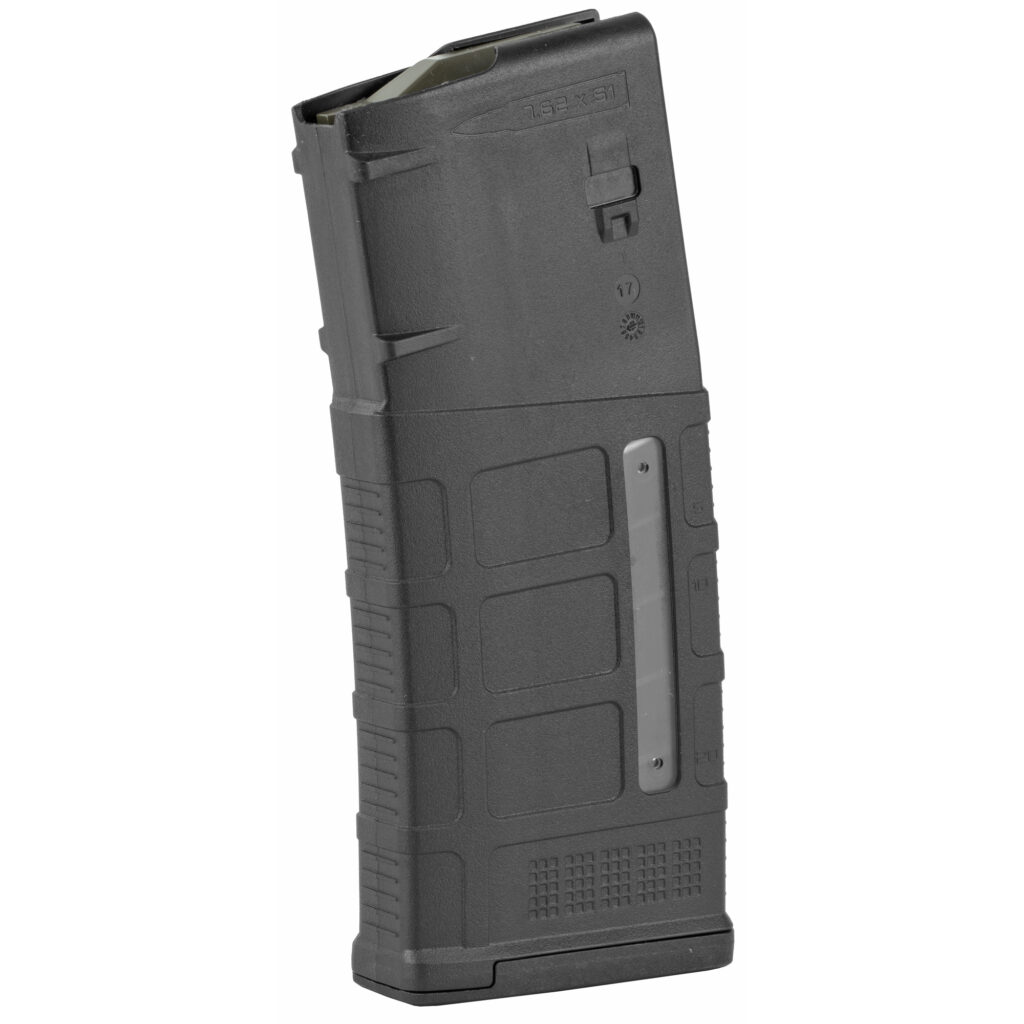 Magpul PMAG 25 LR/SR GEN M3 Window – 25rd 7.62 NATO/.308 Win, Black