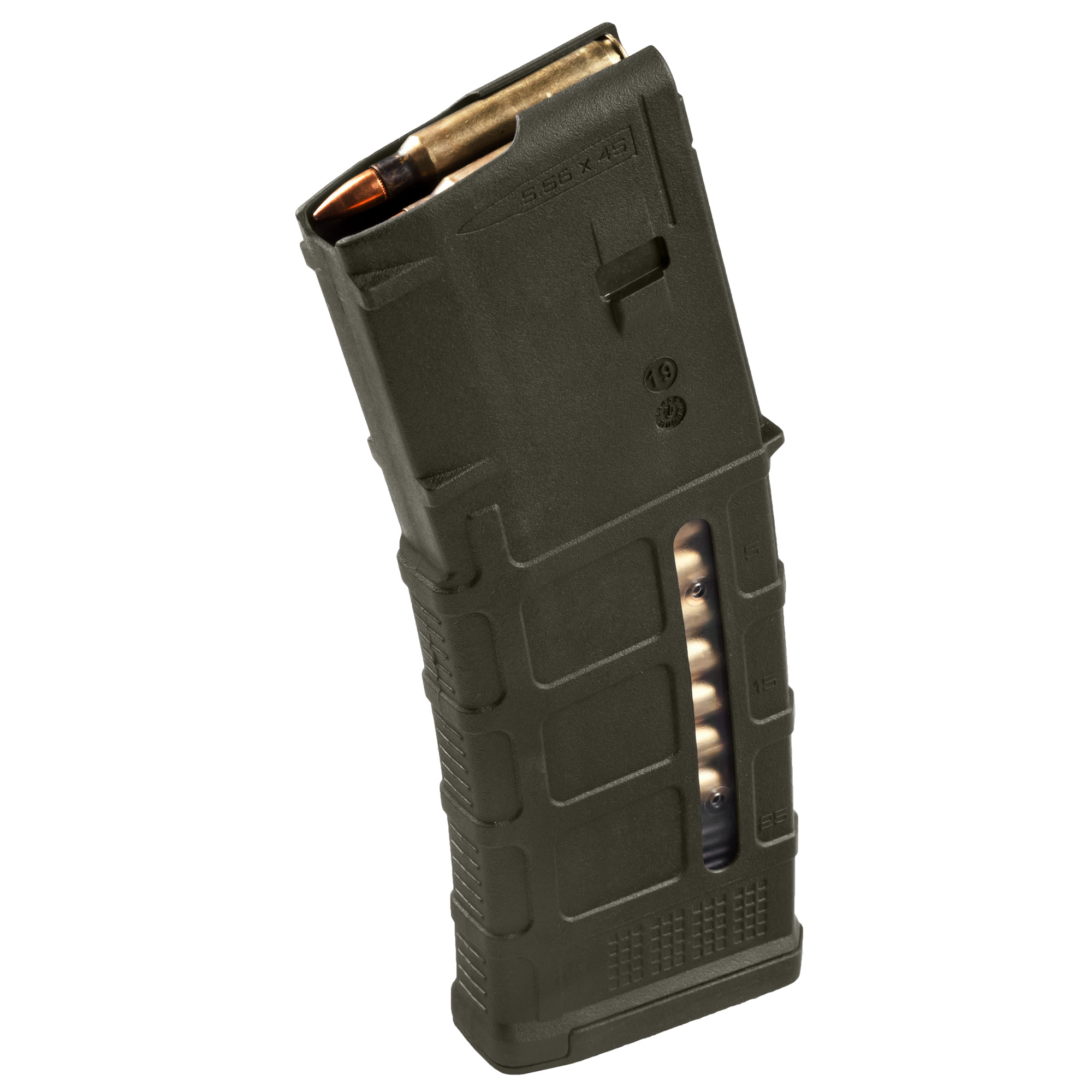 Magpul PMAG 30 AR/M4 GEN M3 Window – 30rd 5.56 NATO/.223 Rem, OD Green