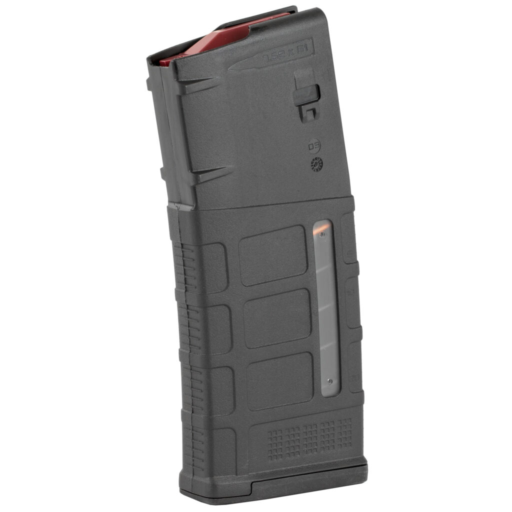 Magpul PMAG 25 LR/SR GEN M3 Window – 25rd 7.62 NATO/.308 Win, AR-10/SR25, Black