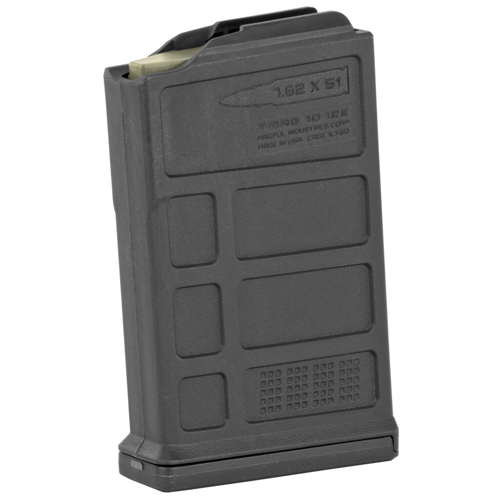 Magpul PMAG 10 7.62 AC – 10rd .308 Win/7.62 NATO, AICS Short Action, Black