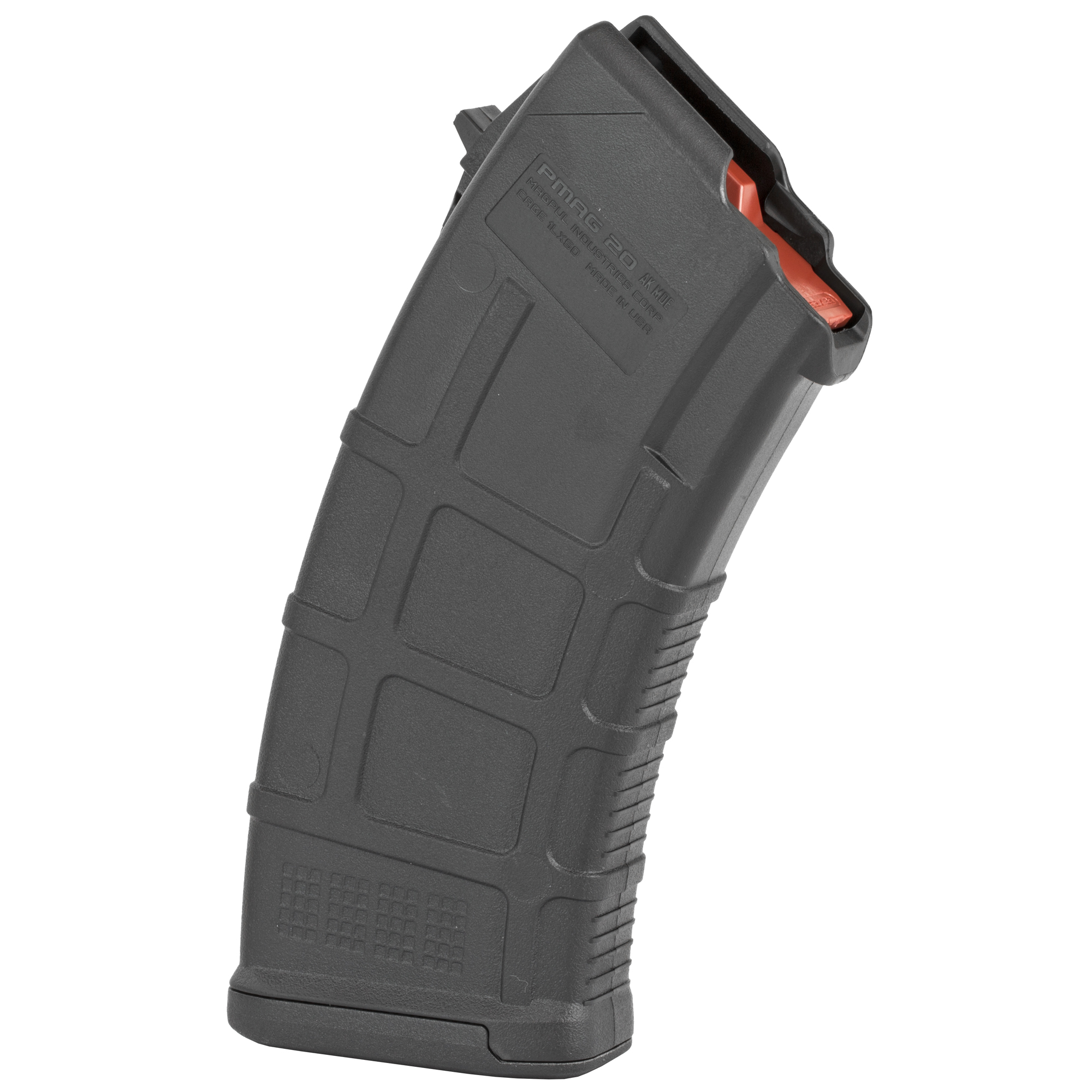 Magpul PMAG 20 AK/AKM MOE – 20rd 7.62x39mm, Black - Image 2