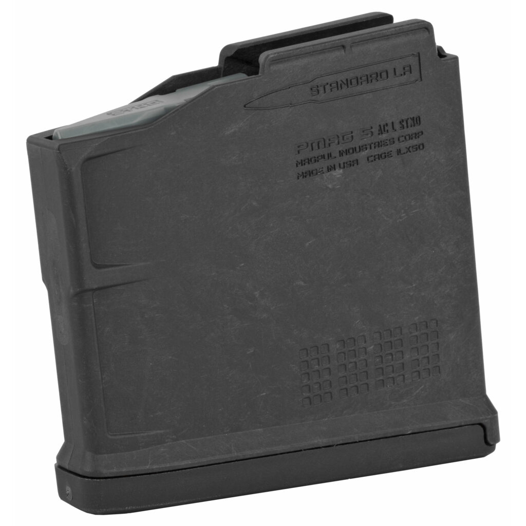 Magpul PMAG 5 AC L Standard – 5rd .30-06 Family, AICS Long Action, Black