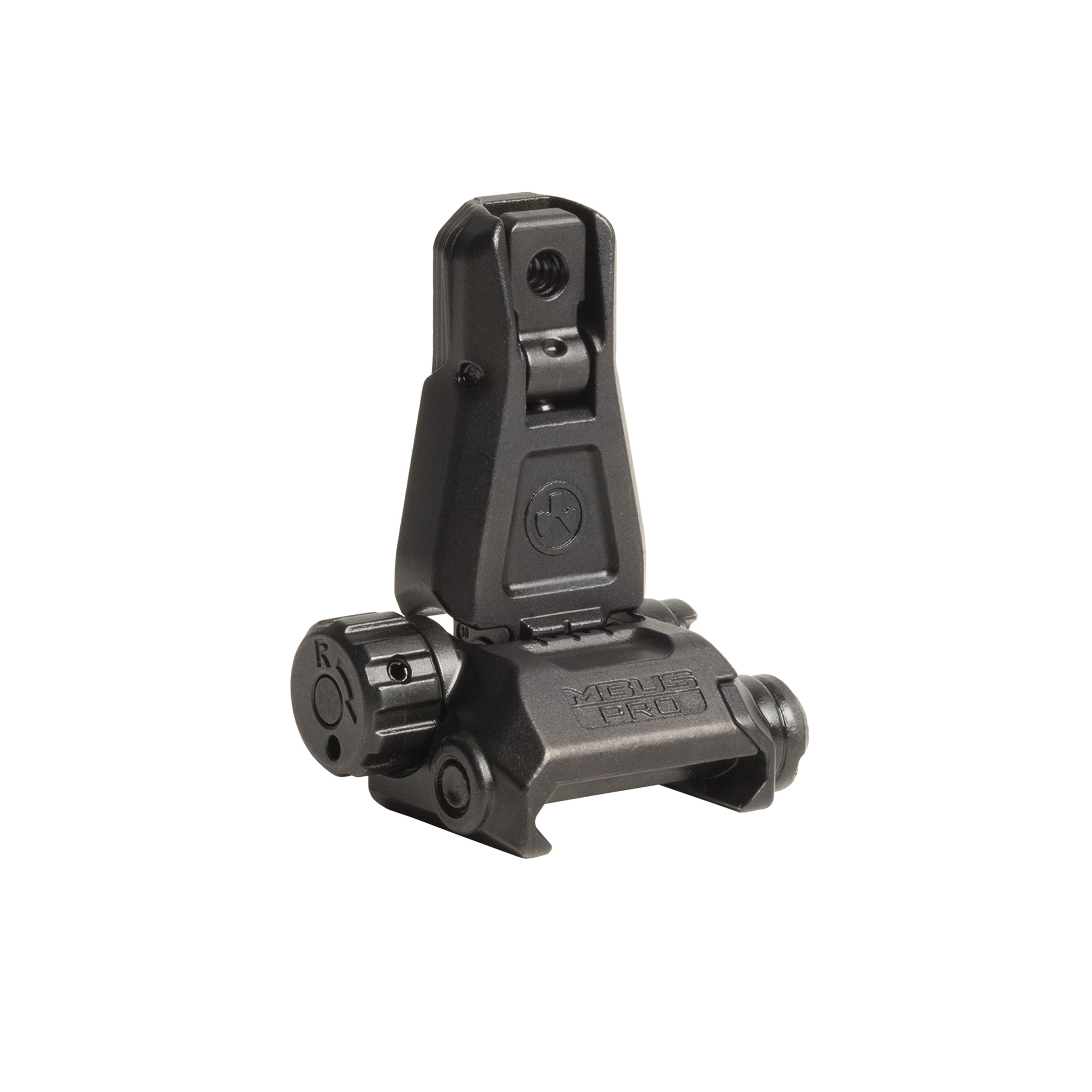 Magpul MBUS Pro Rear Sight – Steel Flip-Up Back-Up Sight, Picatinny, Black