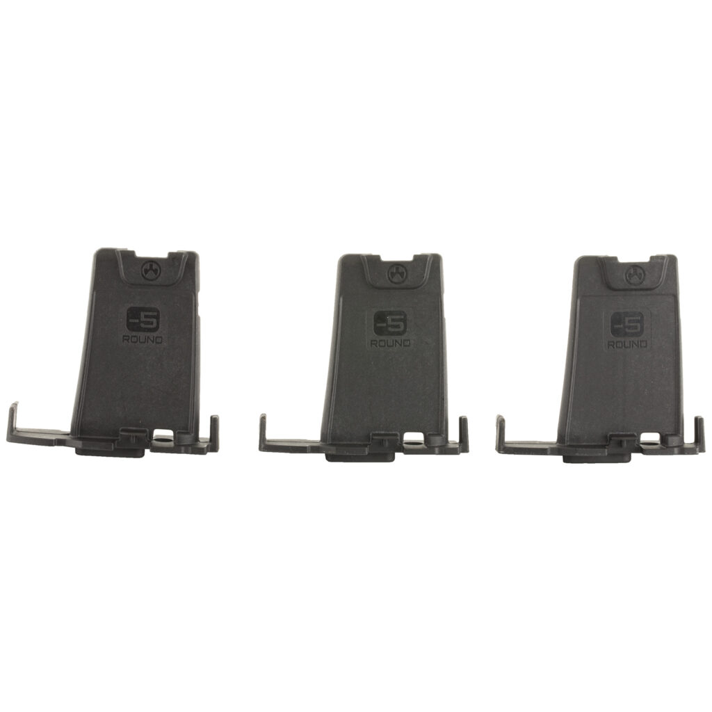 Magpul PMAG Minus 5 Round Limiter – For PMAG AR/M4 GEN M3, 3-Pack, Black