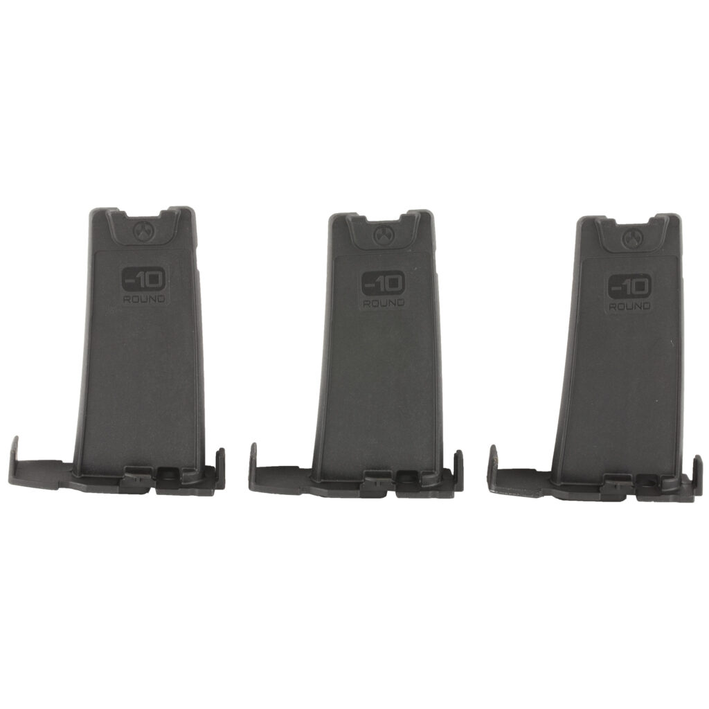 Magpul PMAG Minus 10 Round Limiter – For PMAG AR/M4 GEN M3, 3-Pack, Black