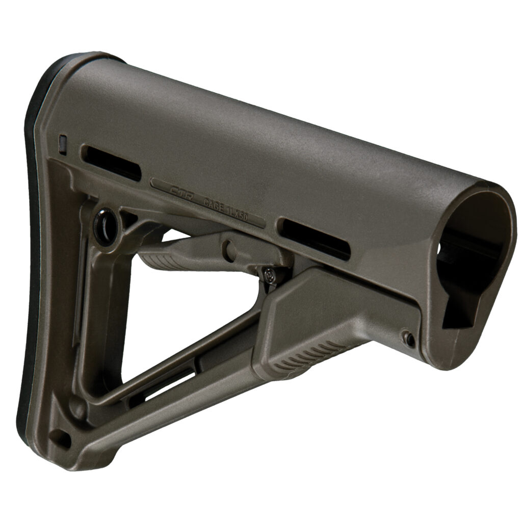 Magpul CTR Carbine Stock – Mil-Spec AR-15/M4, OD Green